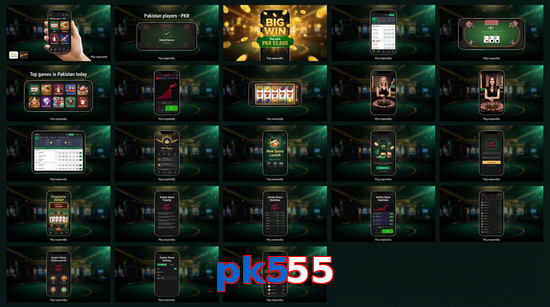 Main screen of Pk555 bet page for PK players